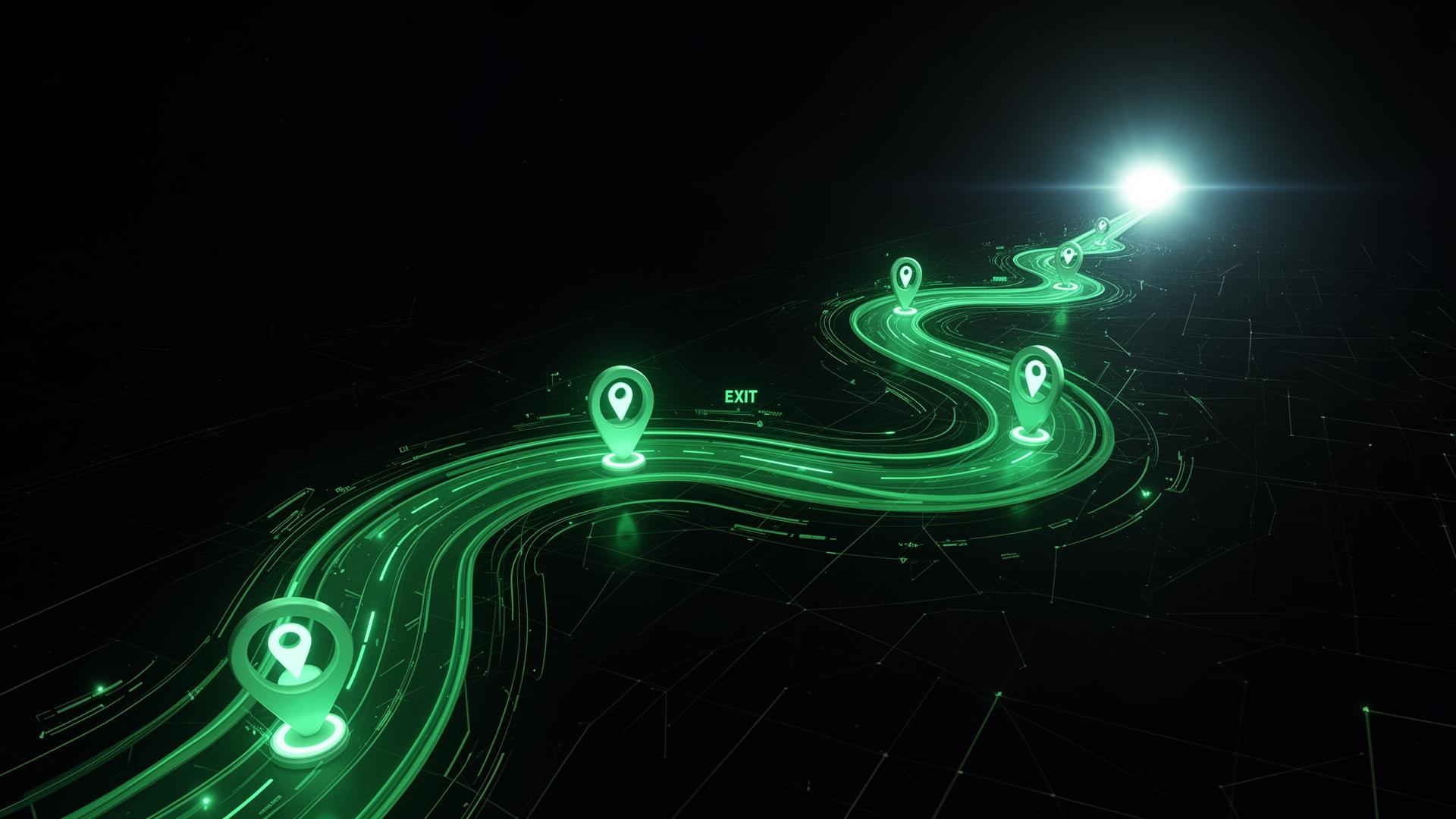 Innov@te Framework visualised as a glowing route from idea to exit