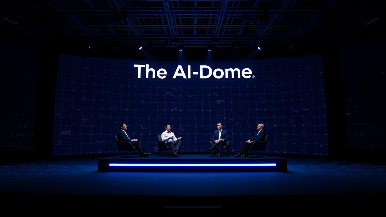 The AI-Dome virtual stage for LettsTalk-Tech