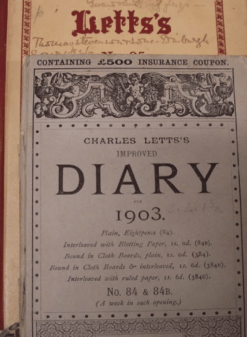Photo of Letts's Diary