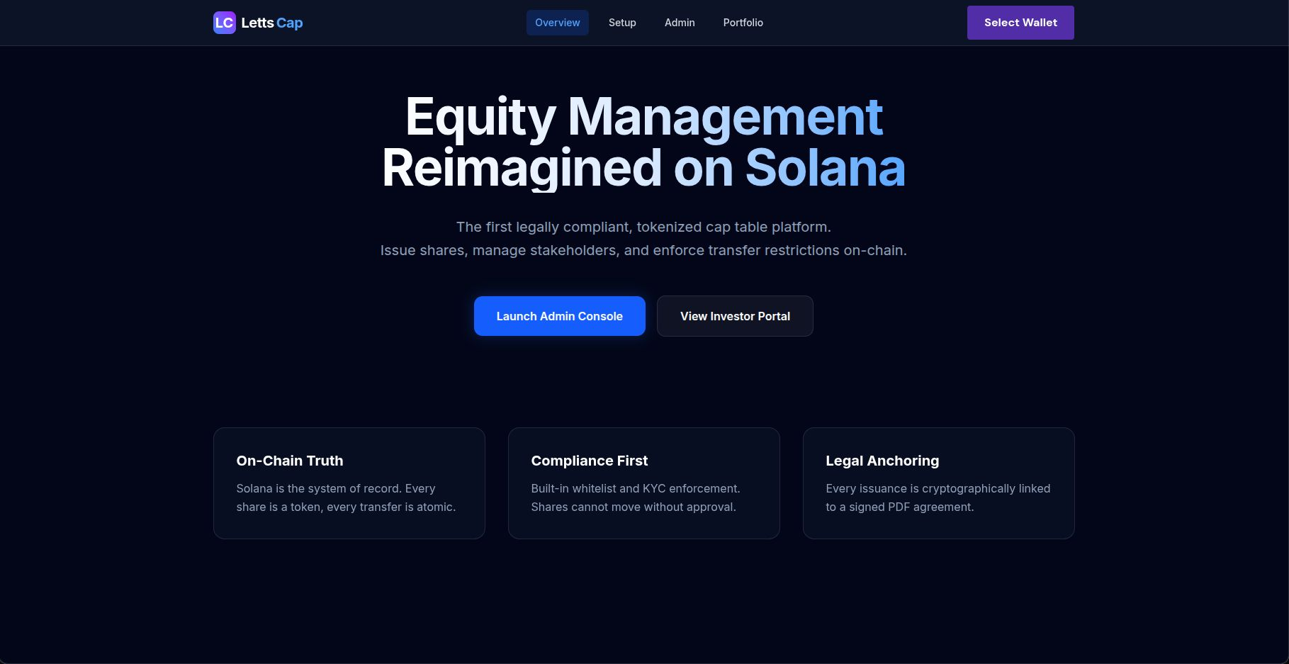 LettsCap Prototype Homepage - January 2026