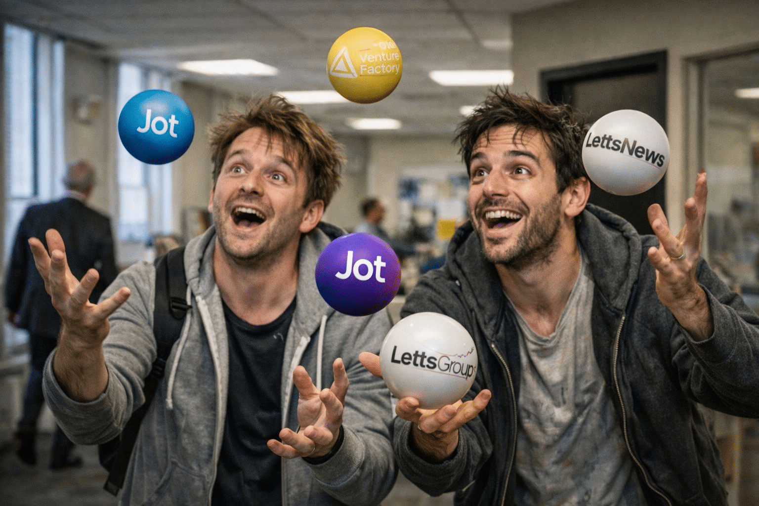 Two Startup Founders Juggling AI Tools from LettsGroup