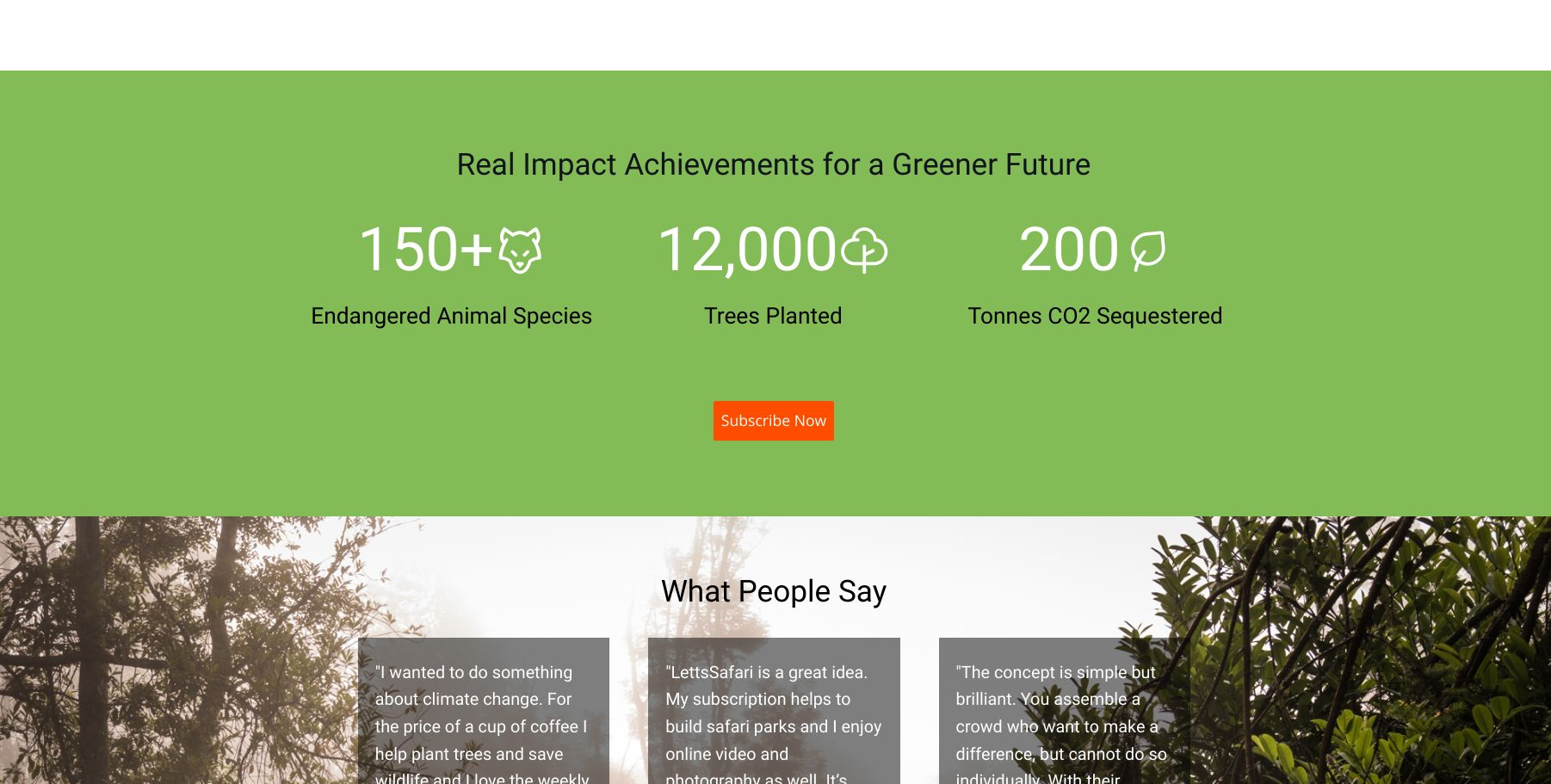 LettsSafari Statistics screenshot