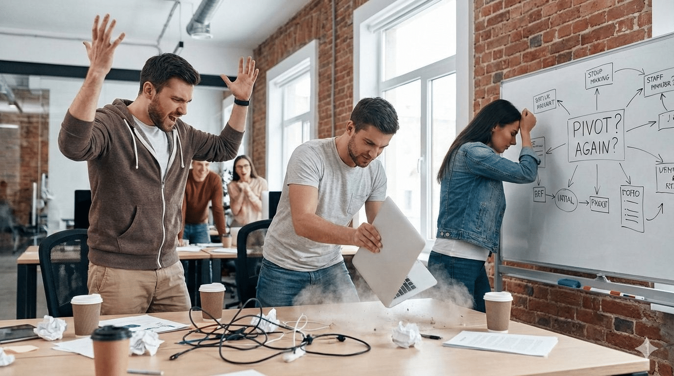 Frustrated Founders in Execution Chaos